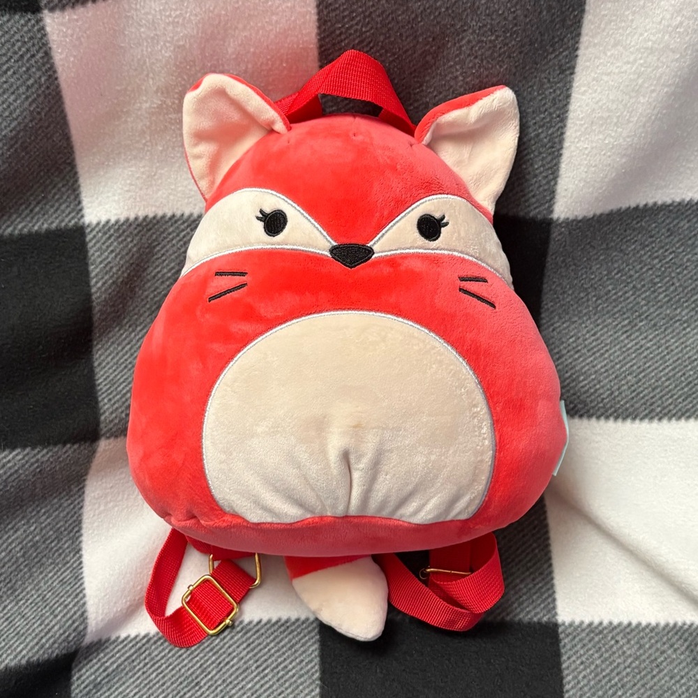 Squishmallow Fifi the Fox Backpack Plush